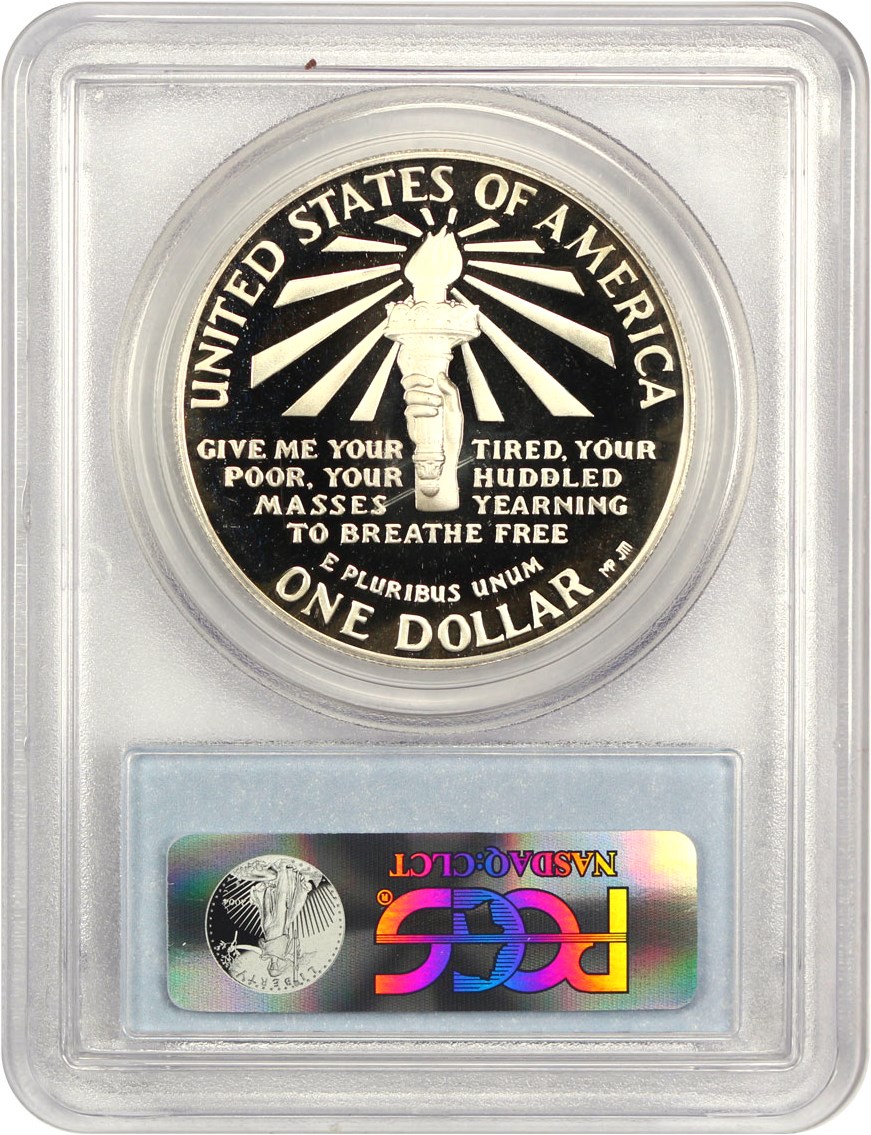 1986-S S$1 Statue of Liberty PR DCAM PR69 DCAM thumbnail 16