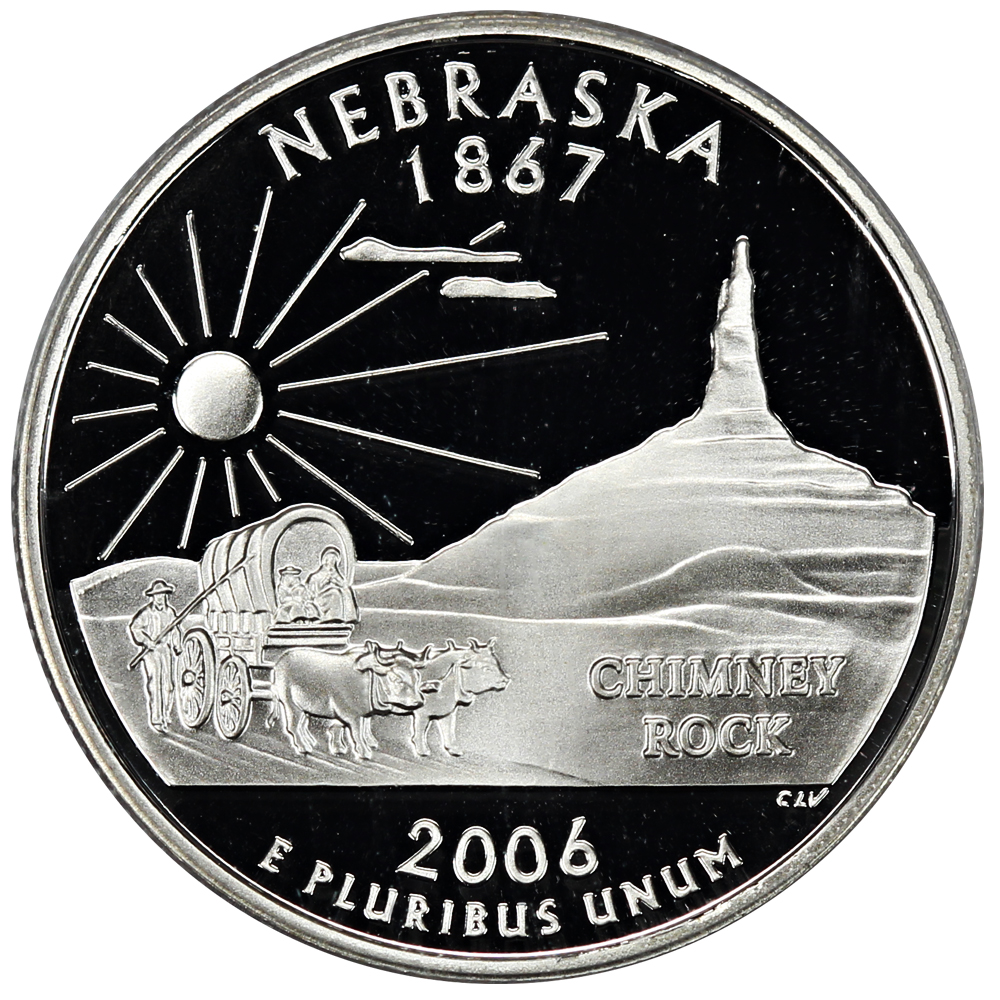 2006-S 25c Silver Quarters Proof Set, 5 Coins PR thumbnail 15