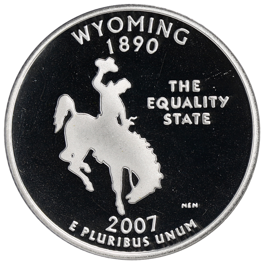 image for: 2007-S Silver Quarters Proof Set 25c PCGS Proof 69 DCAM (5 Coins)