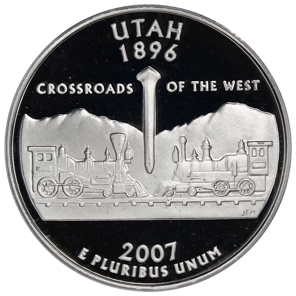 image for: 2007-S Silver Quarters Proof Set 25c PCGS Proof 69 DCAM (5 Coins)