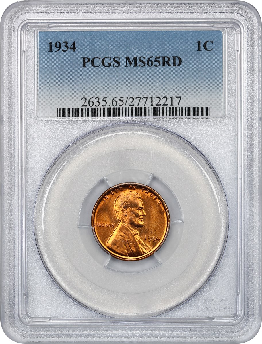 1934 1c MS RD MS65 RD thumbnail 9