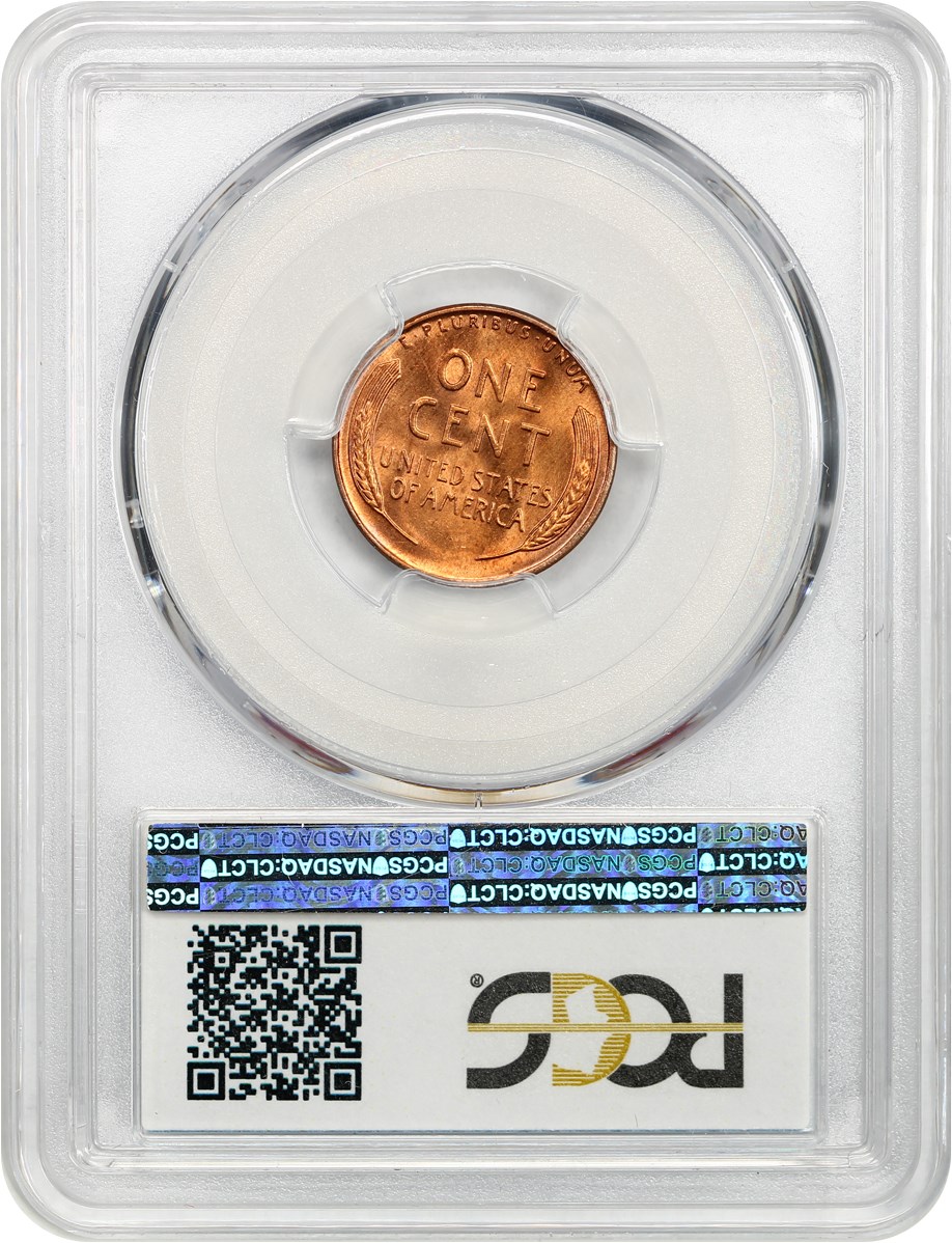 1956-D 1c MS RD MS63 RD CAC thumbnail 6