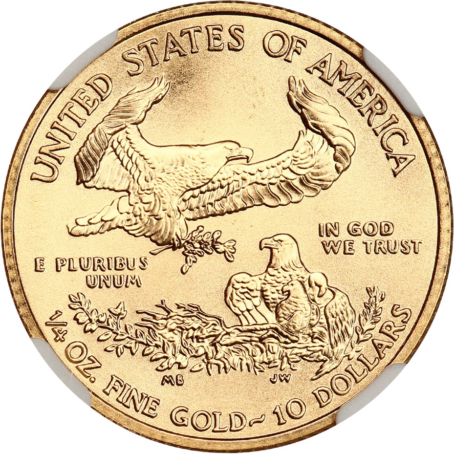 image for: 2017 Gold Eagle $10 NGC MS70