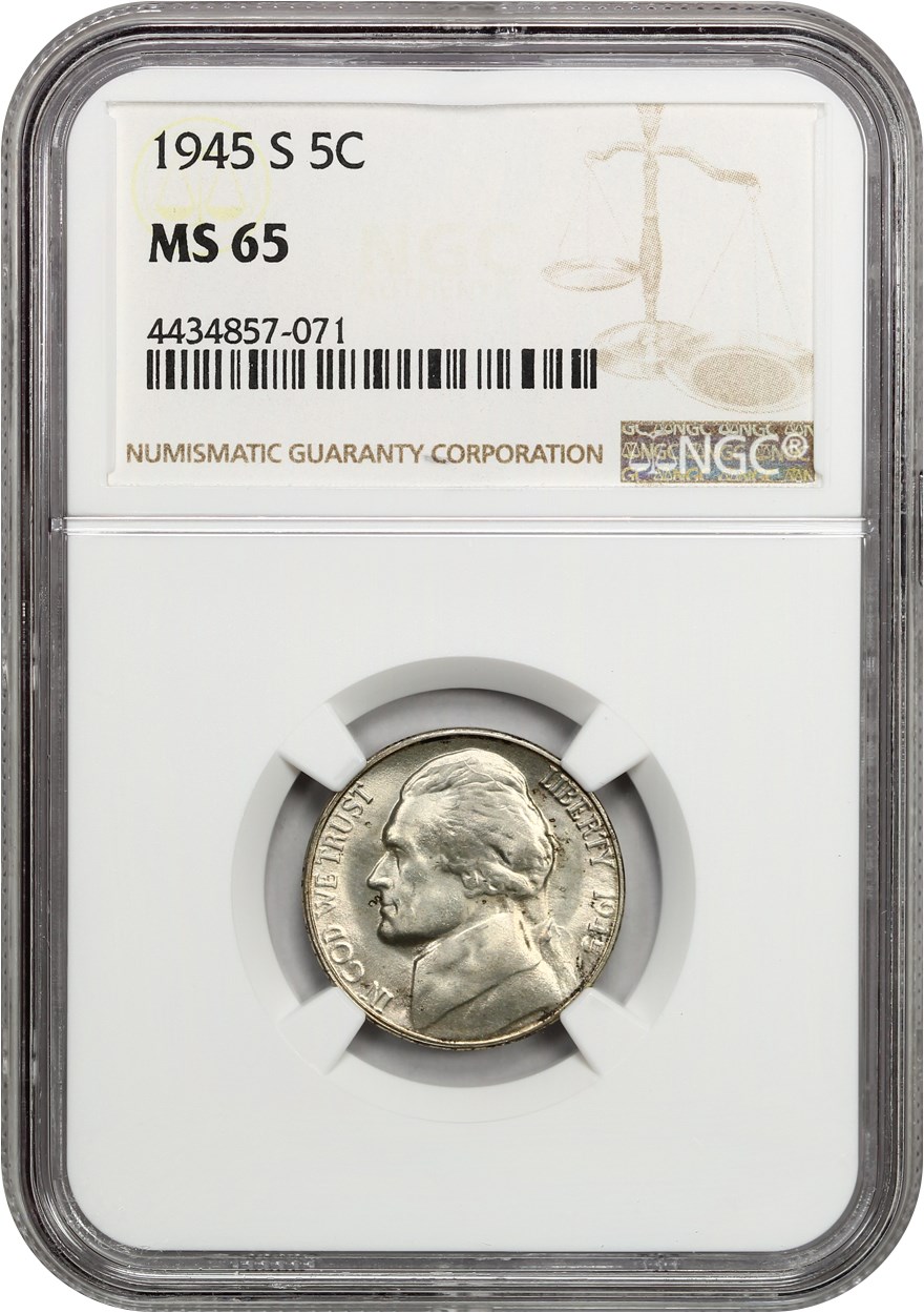1945-S 5c Silver MS63 thumbnail 21
