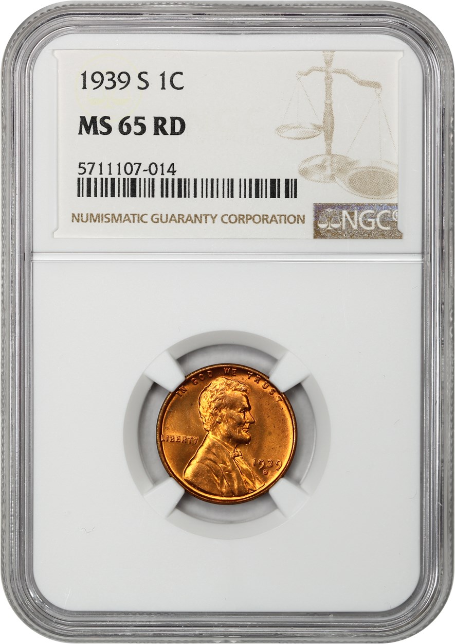 1939-S 1c MS RD MS63 RD CAC thumbnail 9