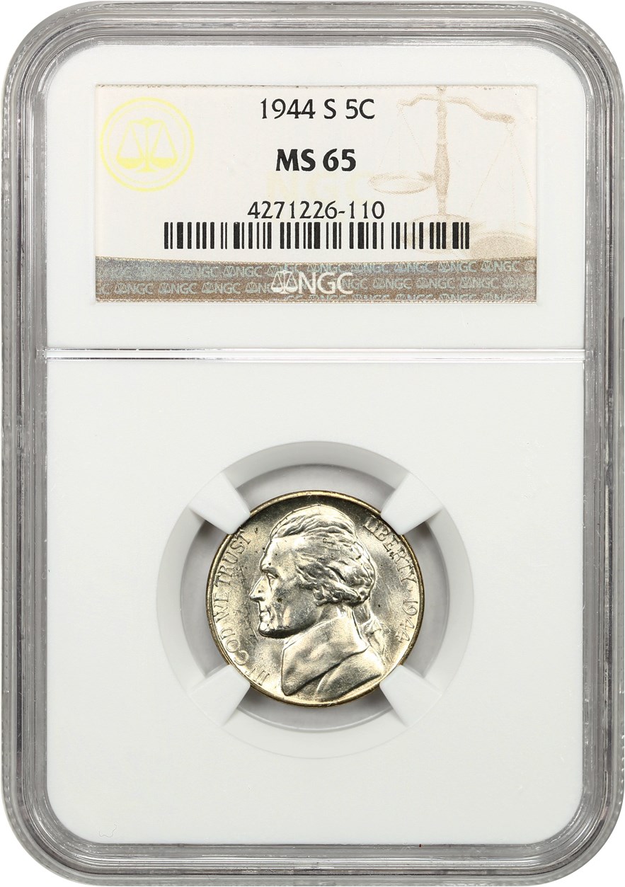 1944-S 5c Silver VF20 thumbnail 23