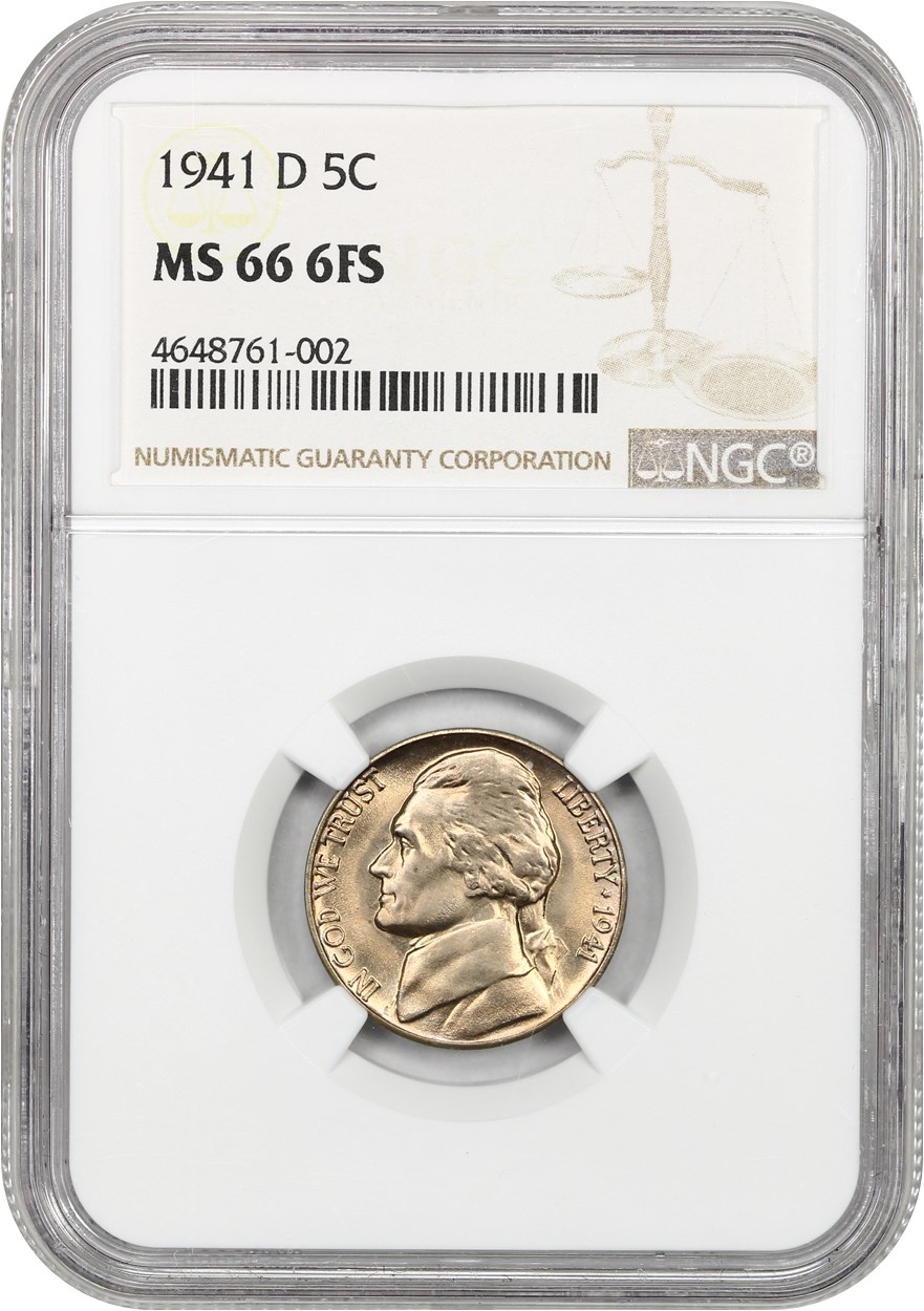 1941-D 5c MS FS MS66 FS thumbnail 17
