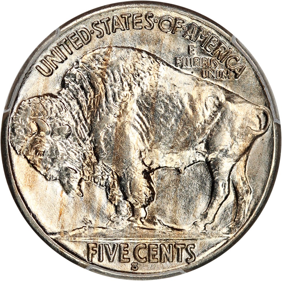 1937-S 5c MS63 CAC thumbnail 4