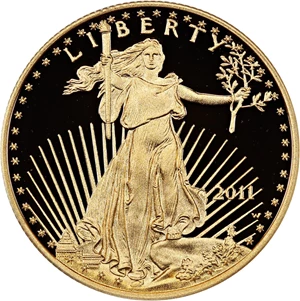 image for: 2011-W Gold Eagle $25 PCGS Proof 69 DCAM (First Strike)