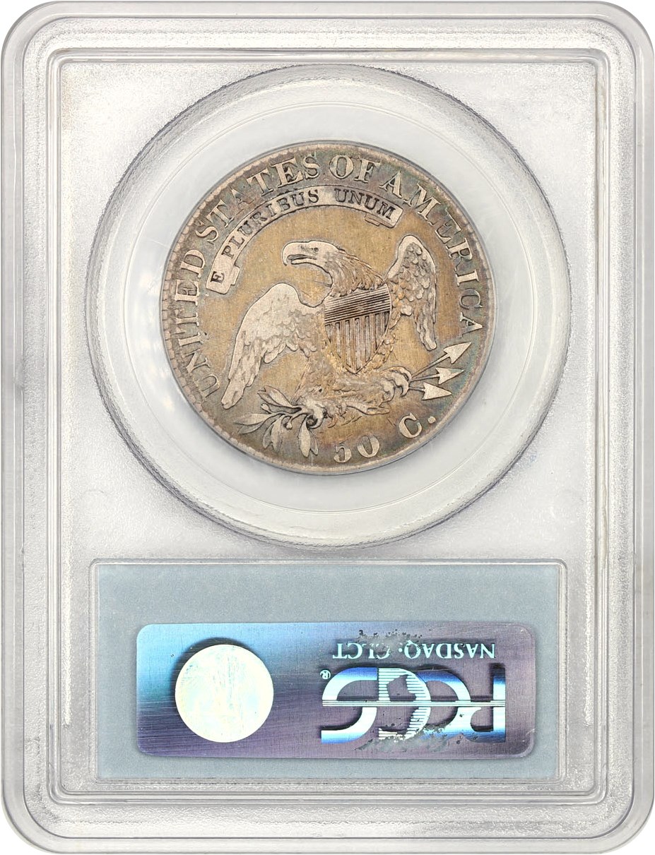 1822 50c VG8 CAC thumbnail 4
