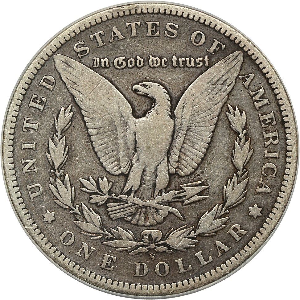 1896-S $1 VG8 CAC thumbnail 2
