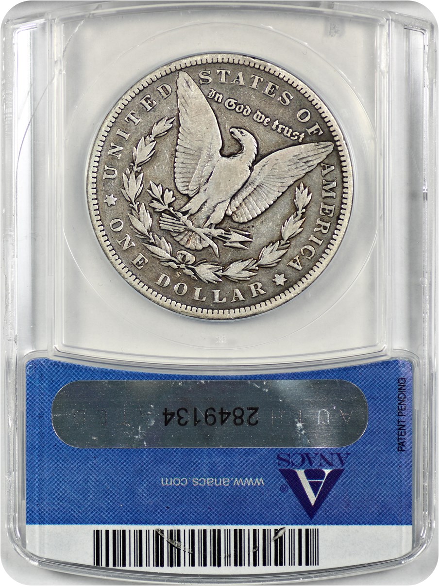1896-S $1 VG8 CAC thumbnail 4