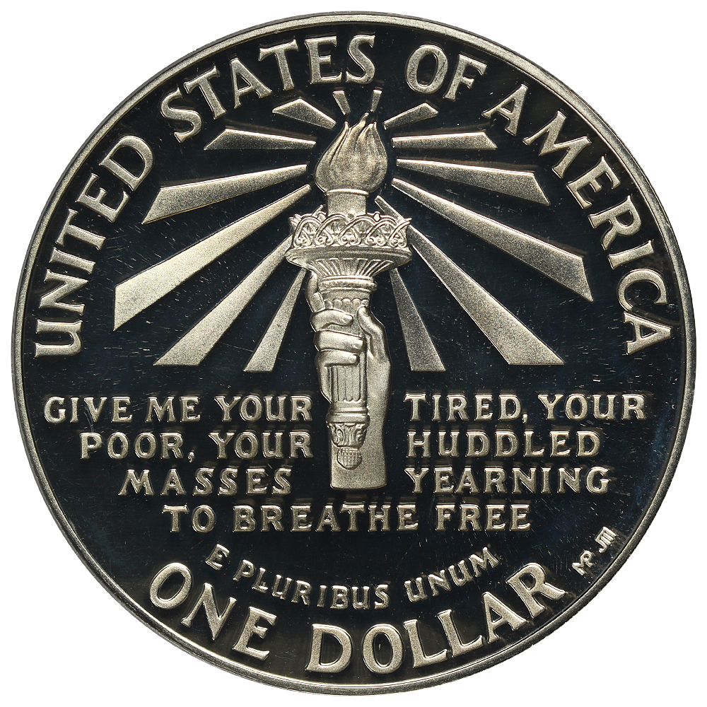 1986-S S$1 Statue of Liberty PR DCAM PR69 DCAM thumbnail 10