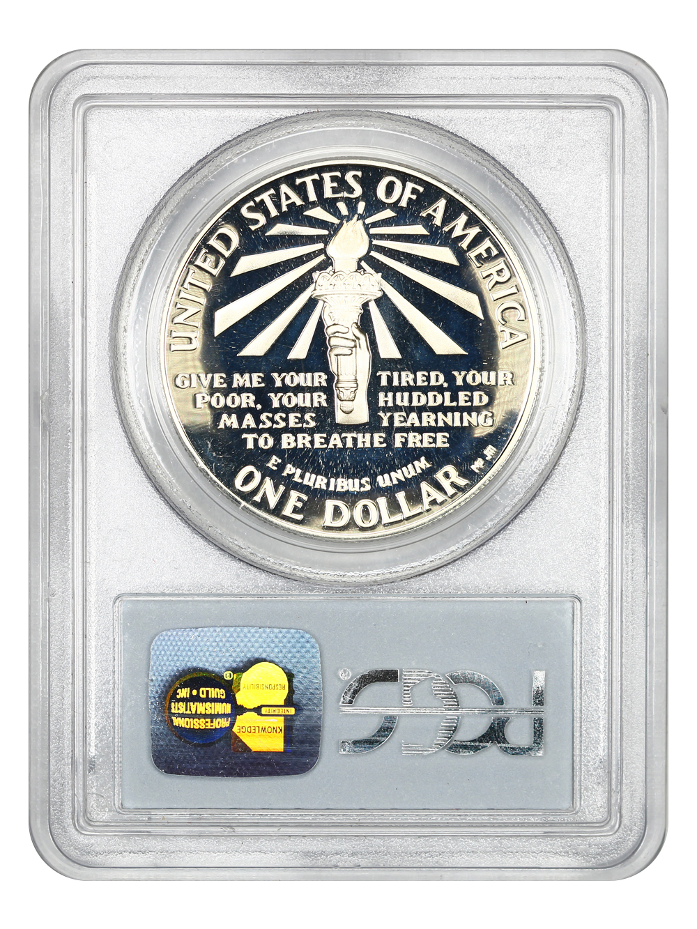 1986-S S$1 Statue of Liberty PR DCAM PR69 DCAM thumbnail 12