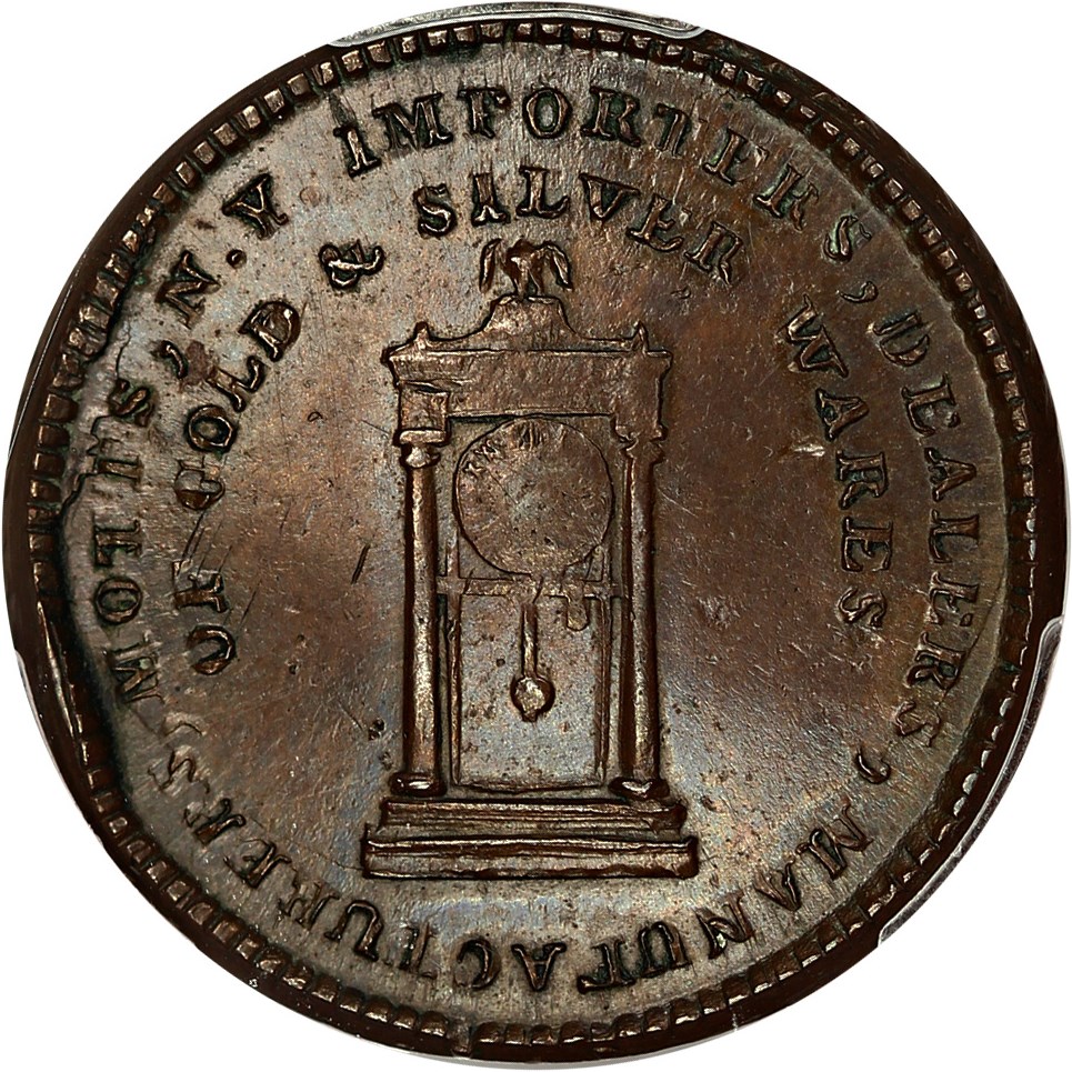 image for: 1789 Mott Token PCGS/CAC MS62 (Thick Engrailed Edge)