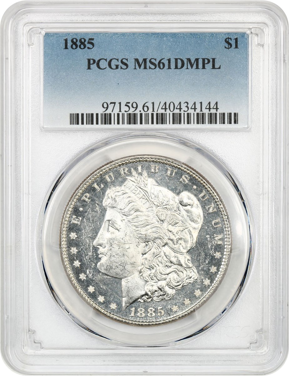 1885 $1  MS DMPL AU58 DMPL thumbnail 5