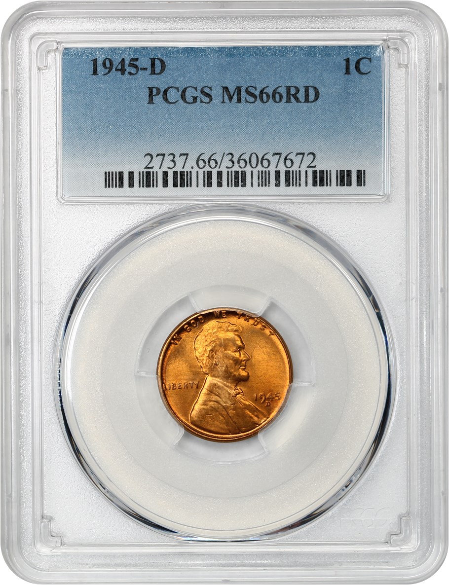 1945-D 1c MS RD MS63 RD CAC thumbnail 19