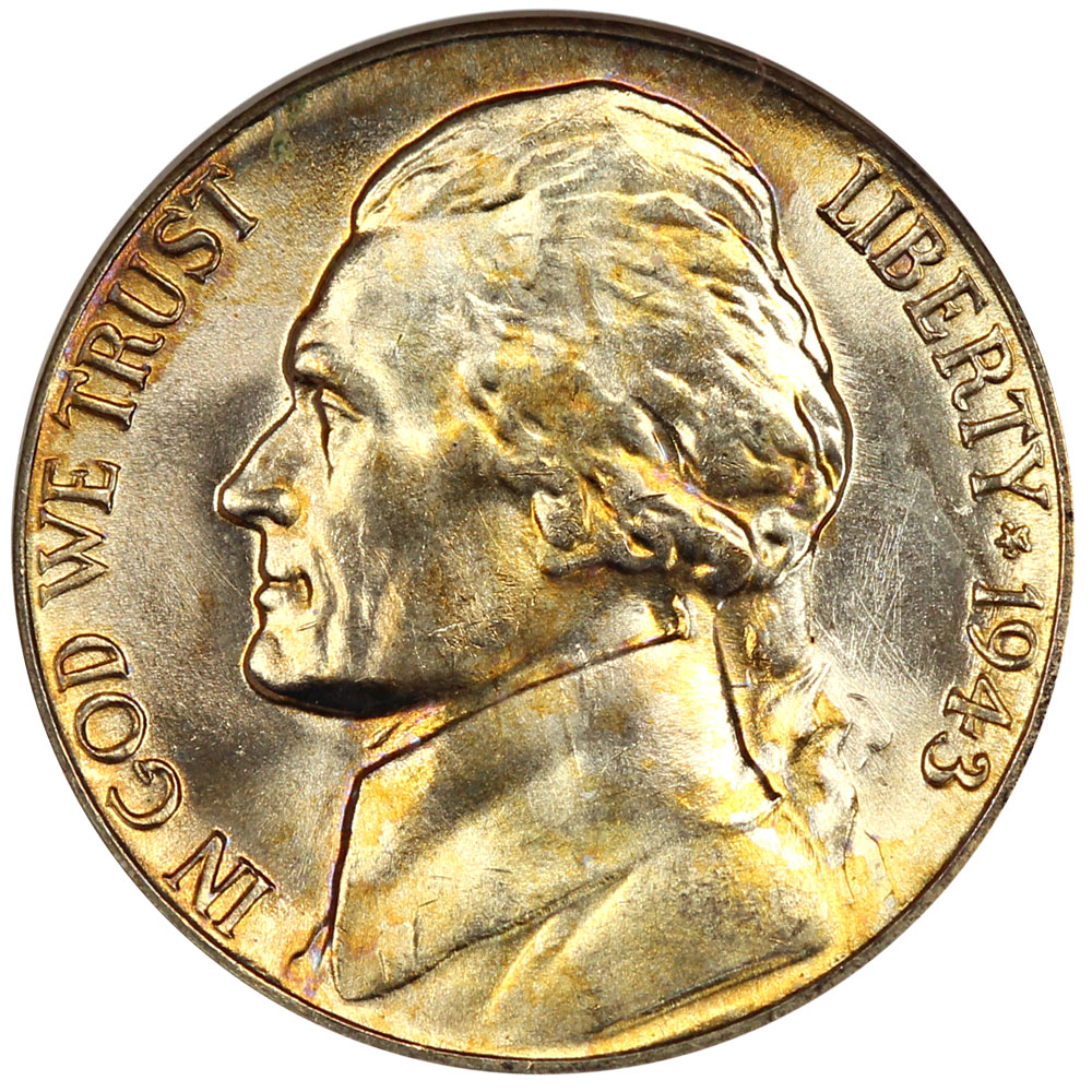 1943-D 5c Silver MS FS MS62 FS thumbnail 18