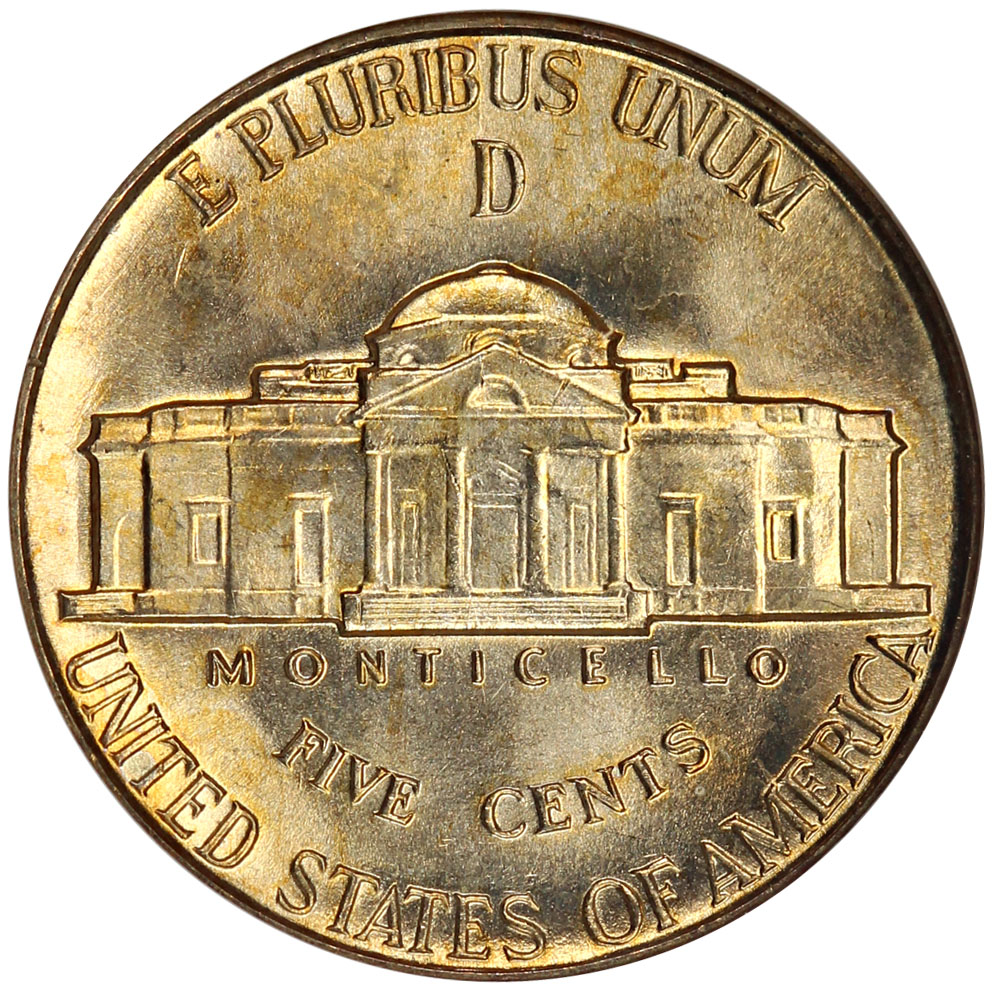 1943-D 5c Silver MS FS MS62 FS thumbnail 19