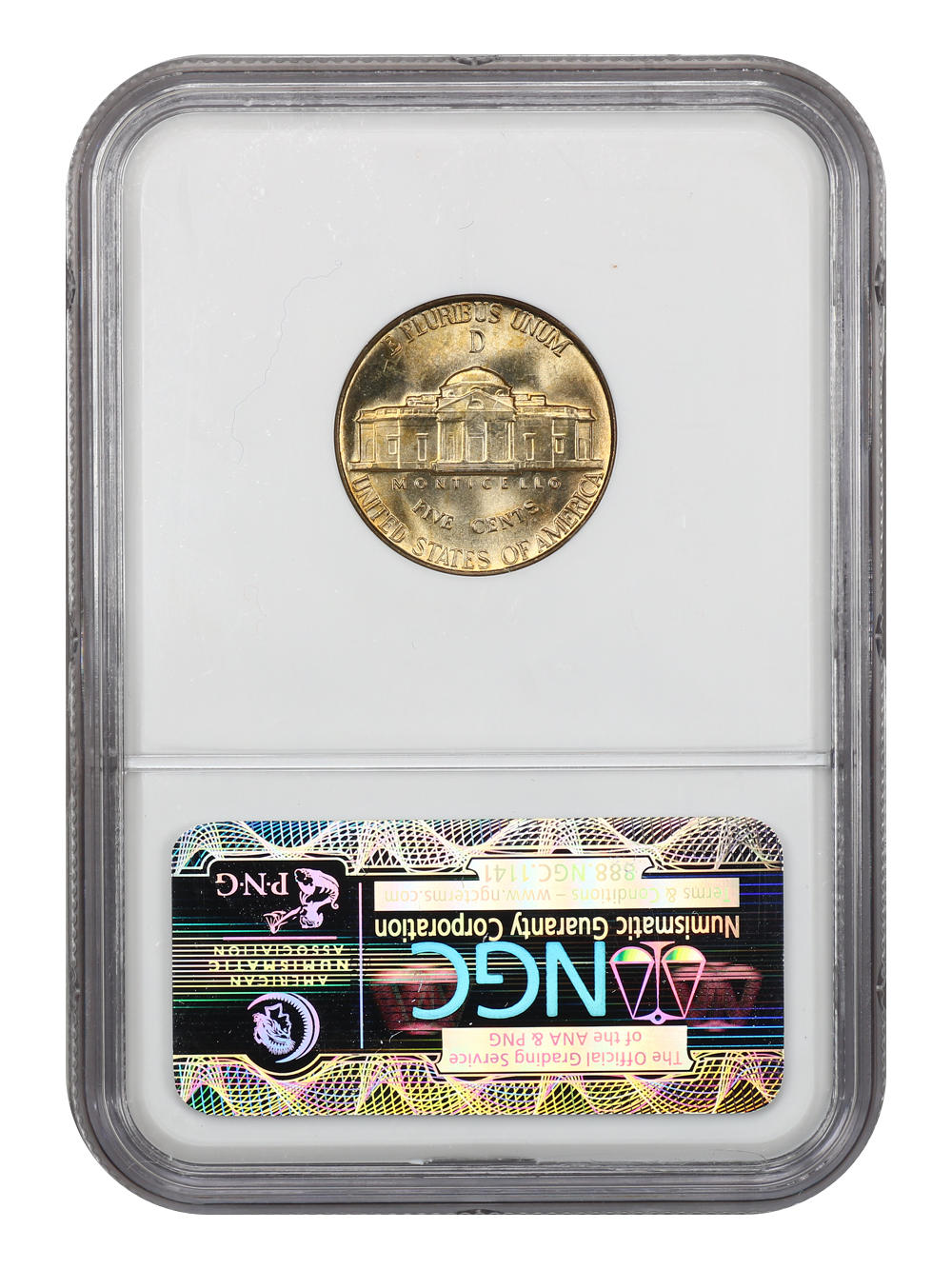 1943-D 5c Silver MS FS MS62 FS thumbnail 21