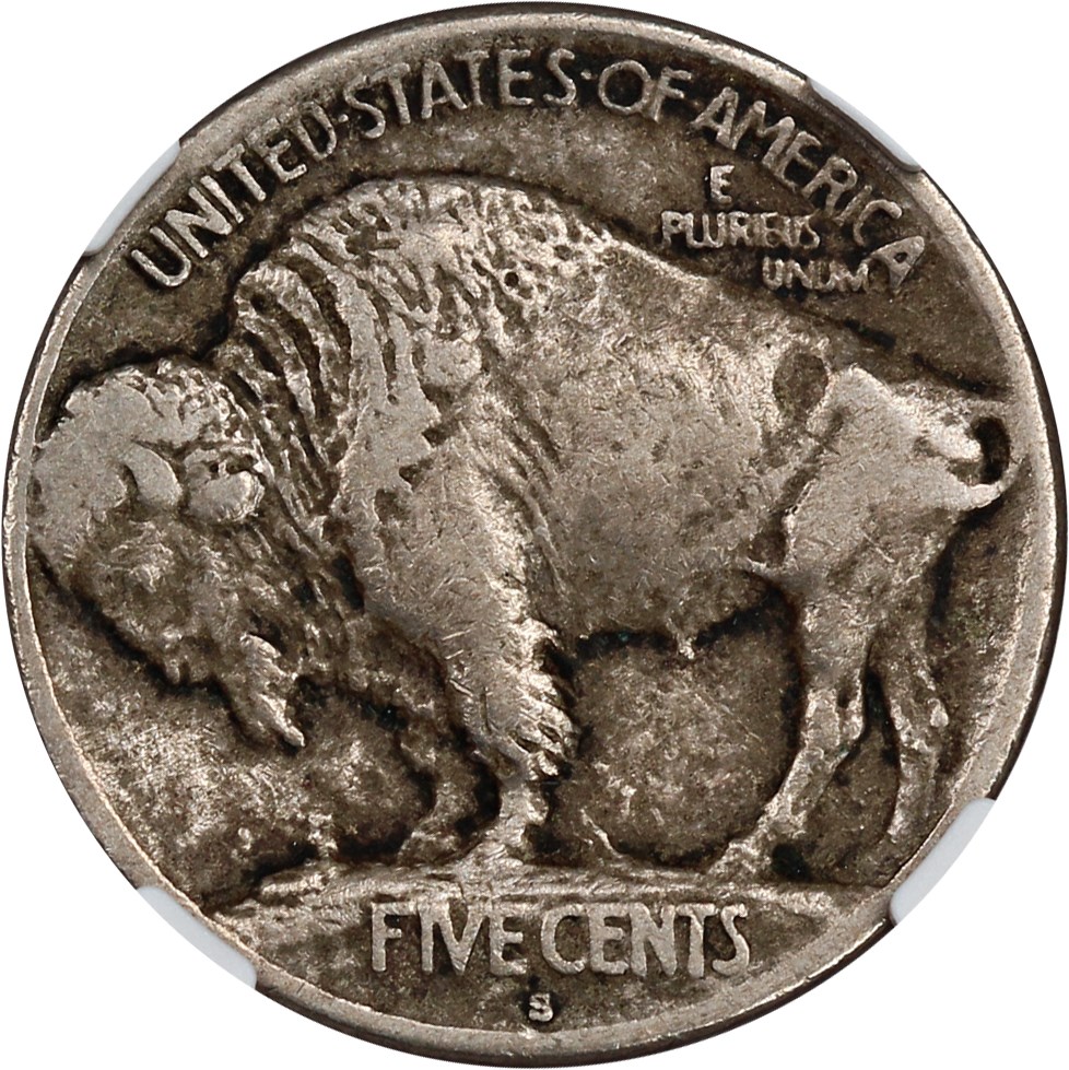 1913-S 5c Buffalo, Type 1 AG2 CAC thumbnail 13