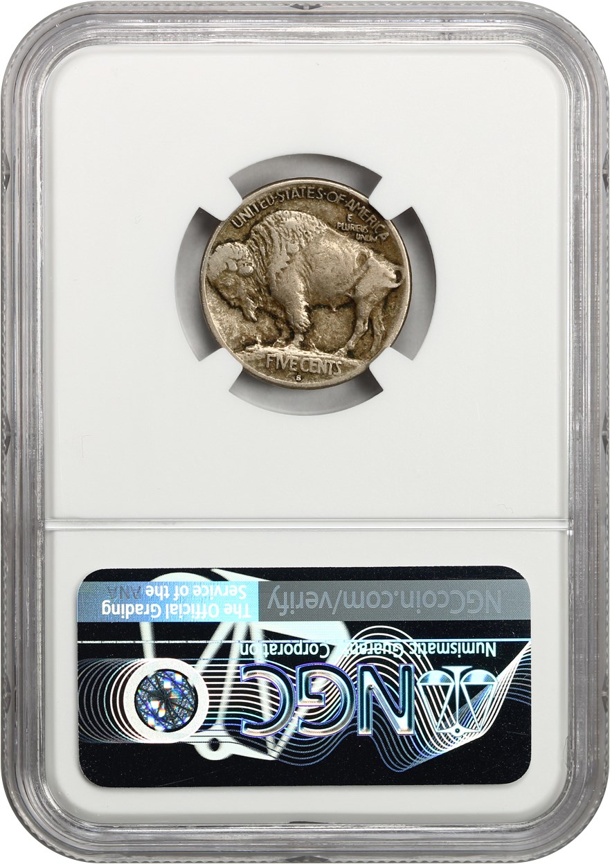 1913-S 5c Buffalo, Type 1 AG2 CAC thumbnail 15