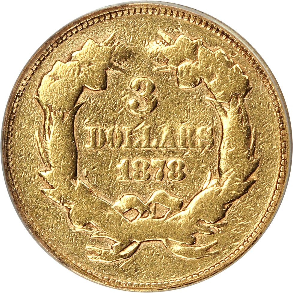 1878 $3 Gold MS Values | Greysheet