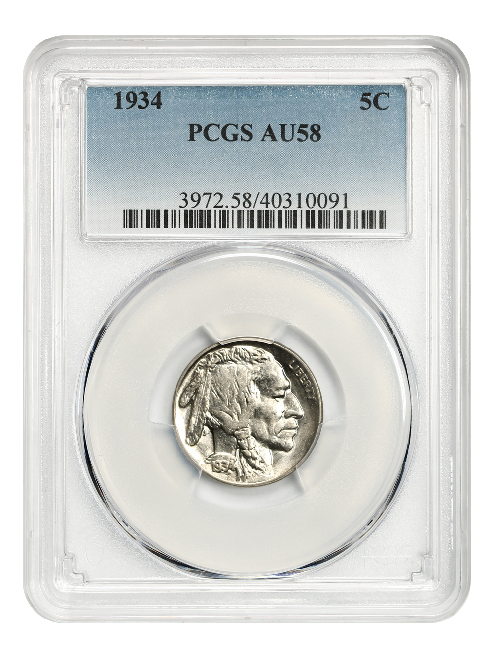 1934 5c VG10 CAC thumbnail 18