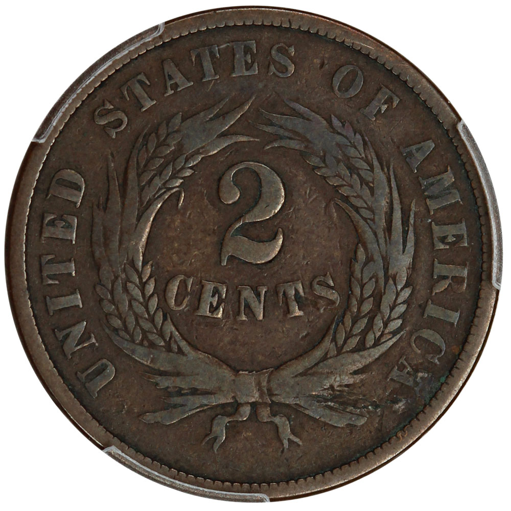 1864 2c Large Motto MS BN F12 BN thumbnail 2