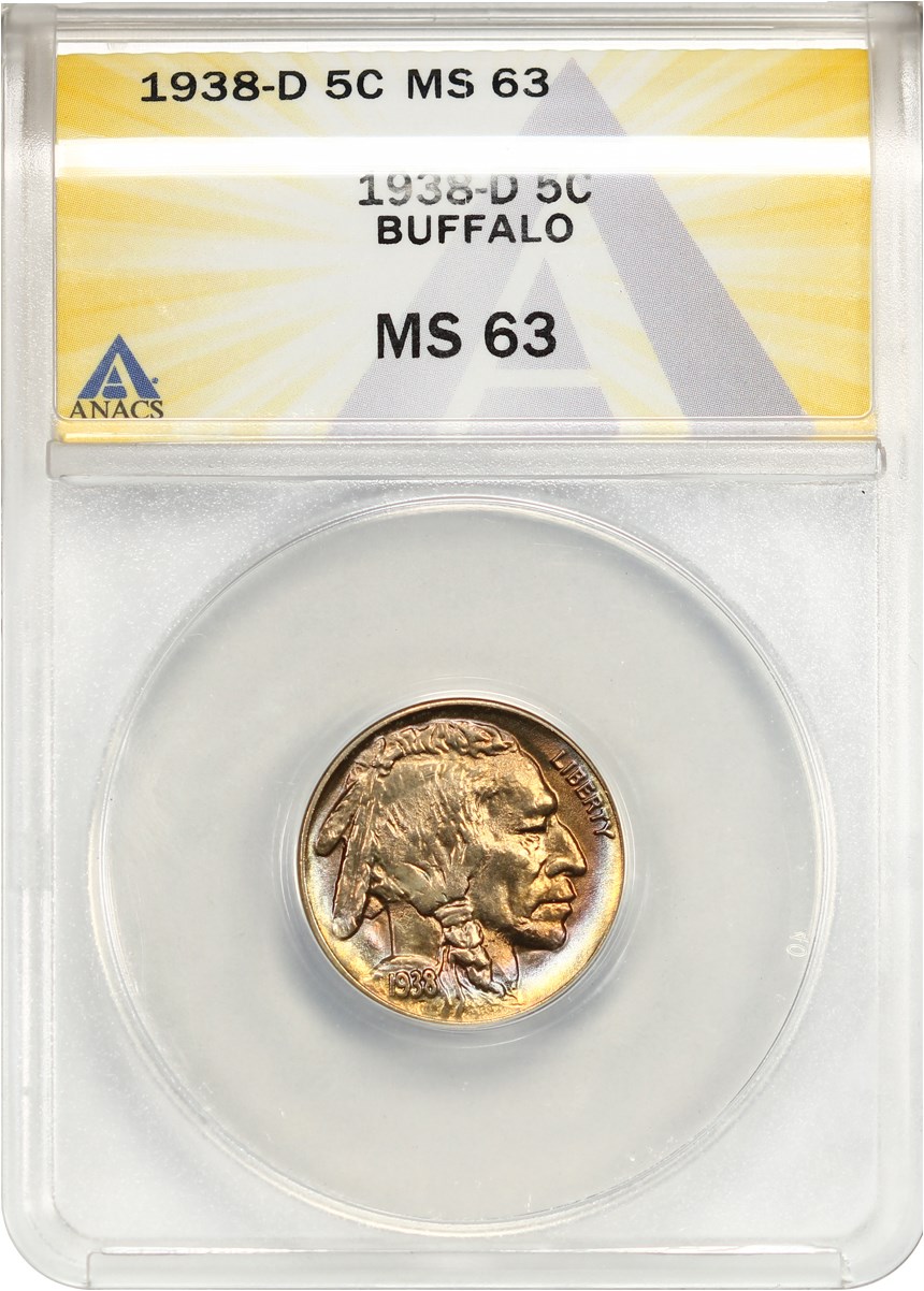 1938-D 5c Buffalo VF35 thumbnail 20