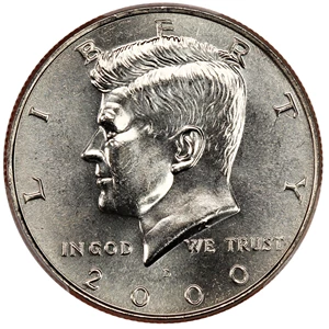 image for: 2000-D 50c PCGS MS67