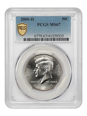 image for: 2000-D 50c PCGS MS67