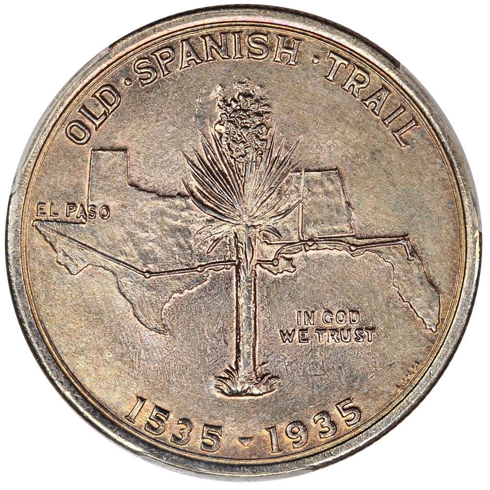 1935 50c Spanish Trail AU58 thumbnail 3