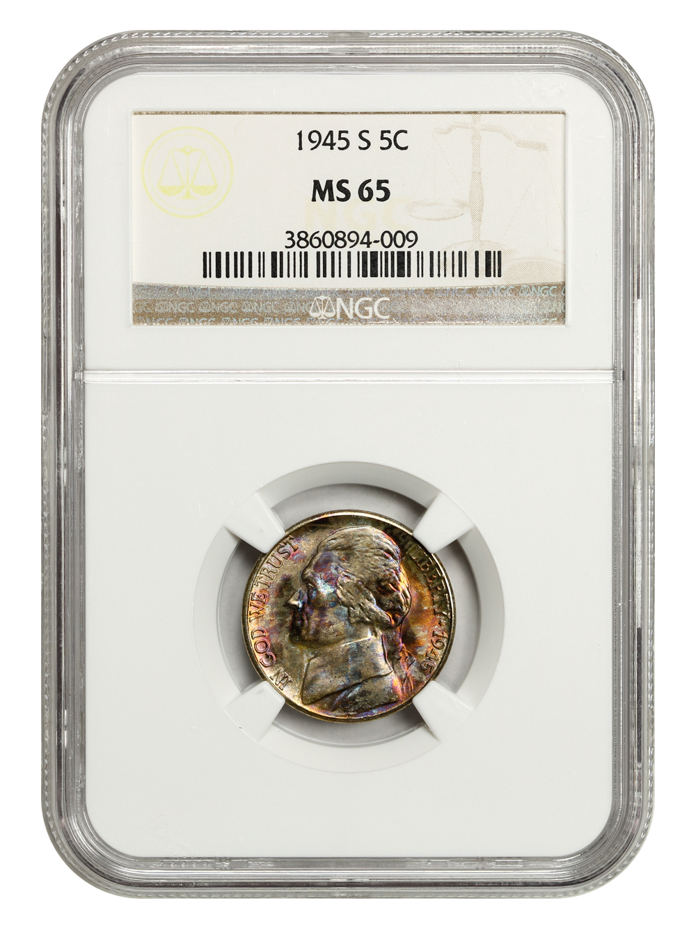 1945-S 5c Silver MS61 thumbnail 25