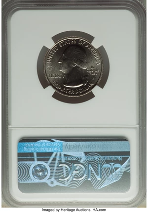 image for: 2020-W 25C American Samoa Park, v75 Privy, MS67 PCGS. Ex: WWII Privy Mark. PCGS Population: (0/0). NGC Census: (0/0)....