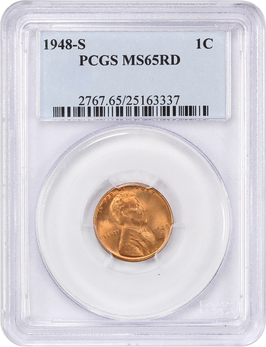 1948-S 1c MS RD MS63 RD CAC thumbnail 15