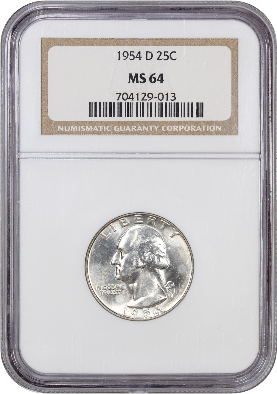 1954-D 25c VF30 thumbnail 3