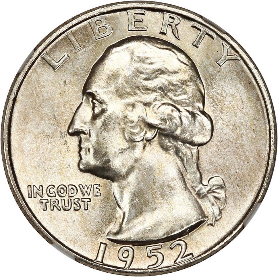 1952-D 25c NGC MS65