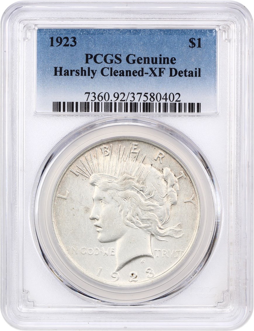 1923 $1 F15 CAC thumbnail 14