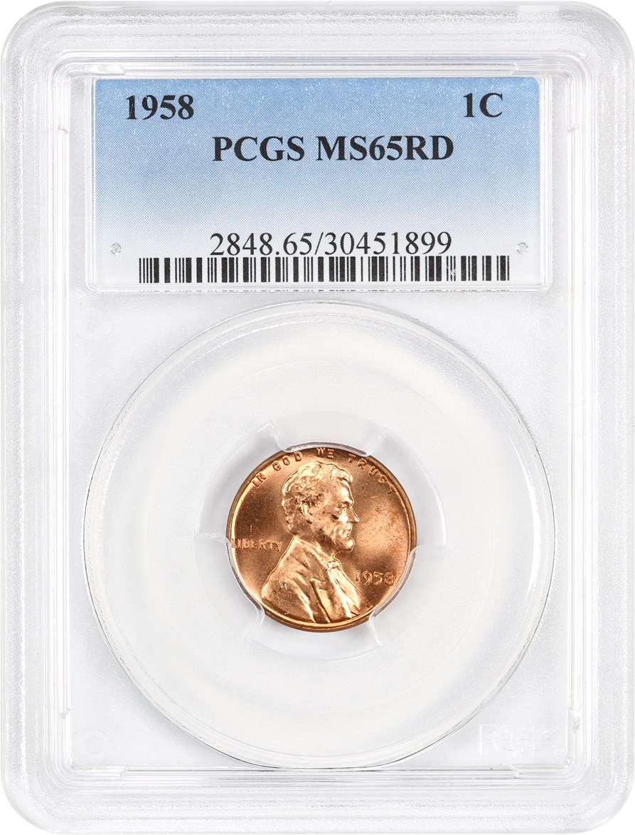 1958 1c MS RD MS65 RD thumbnail 5