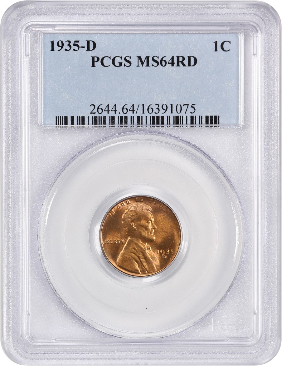1935-D 1c MS RD MS64 RD thumbnail 3