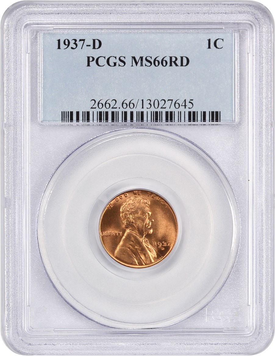 1937-D 1c MS RD MS66 RD thumbnail 23