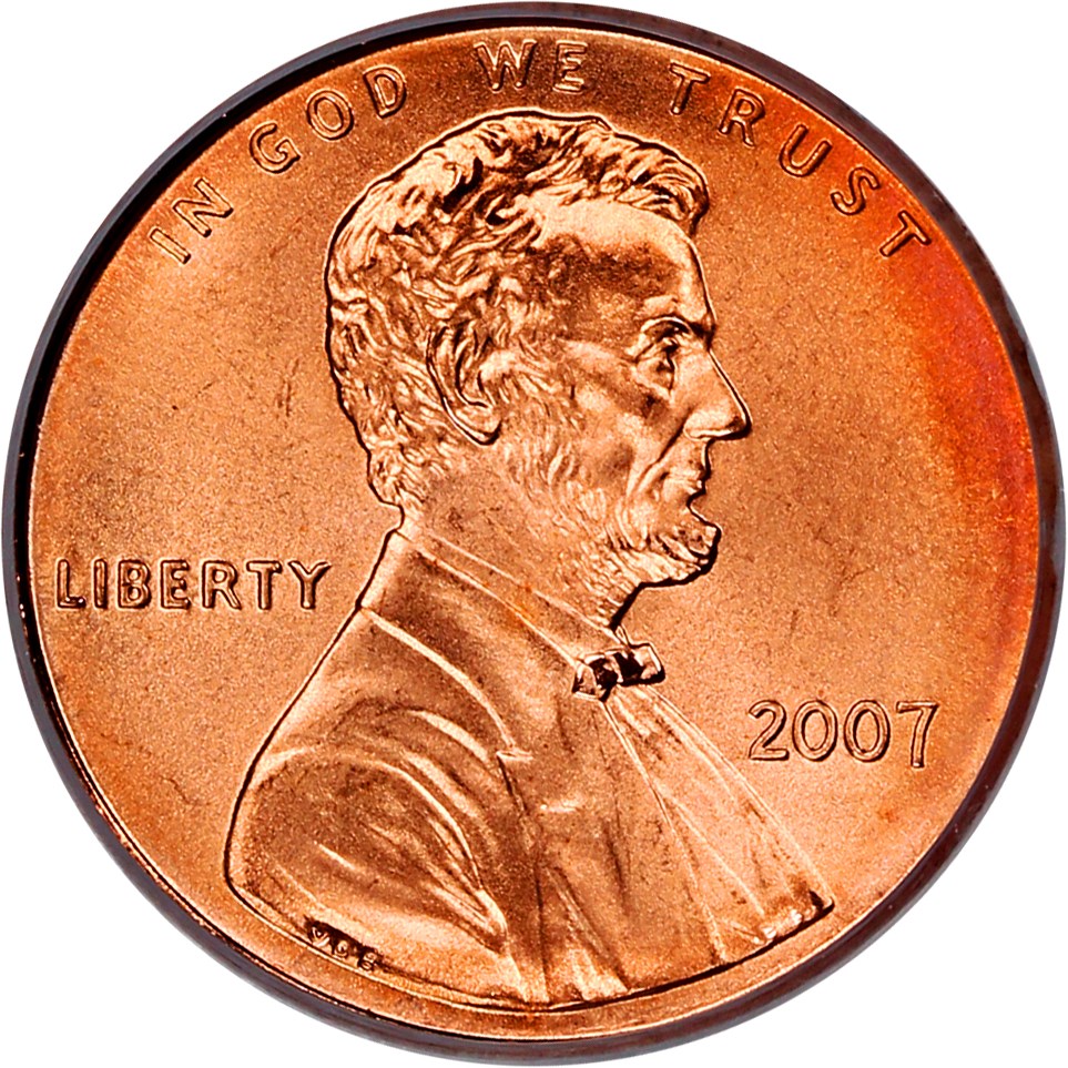 image for: 2007 1c PCGS MS68 RD (Satin Finish)