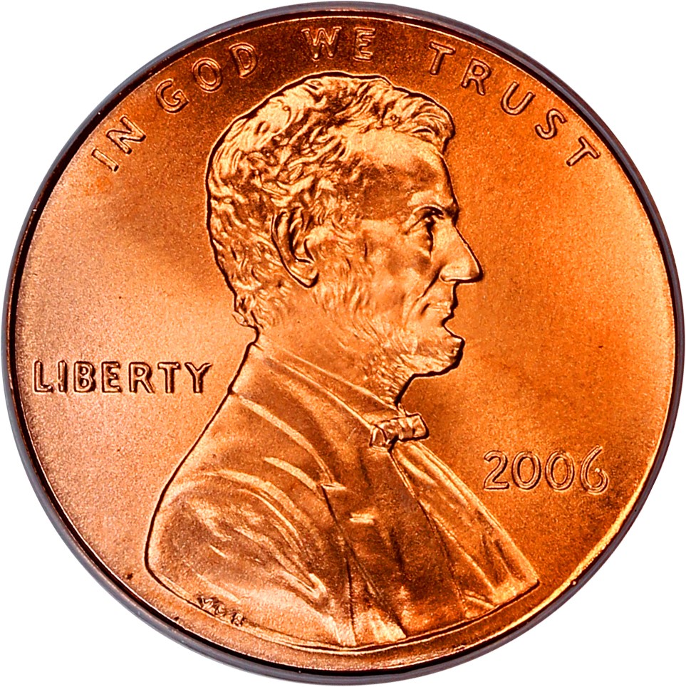 image for: 2006 1c PCGS MS69 RD (Satin Finish)