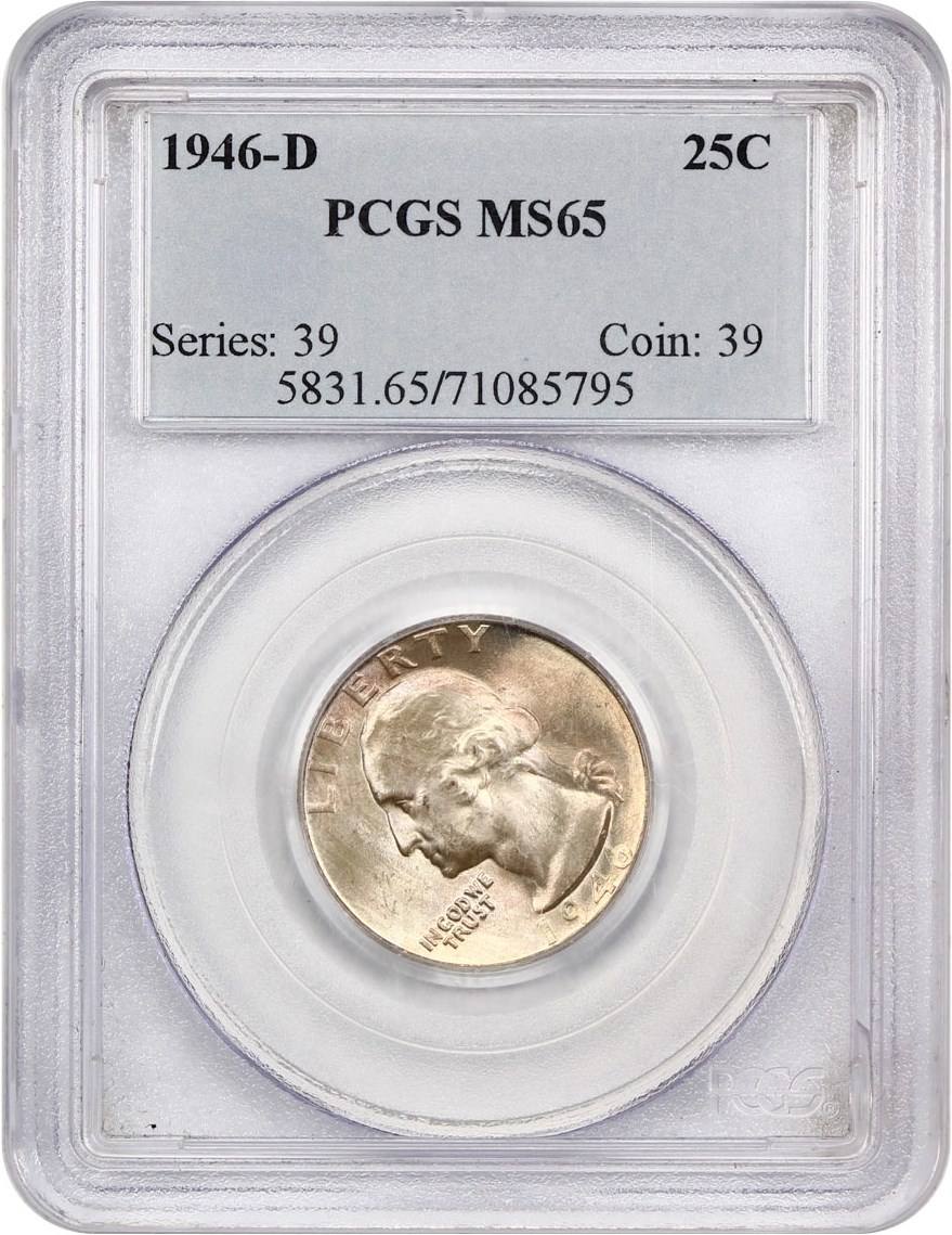 1946-D 25c VF20 thumbnail 18