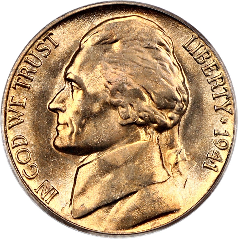 1941-D 5c PCGS MS66 FS ex: Omaha Bank Hoard