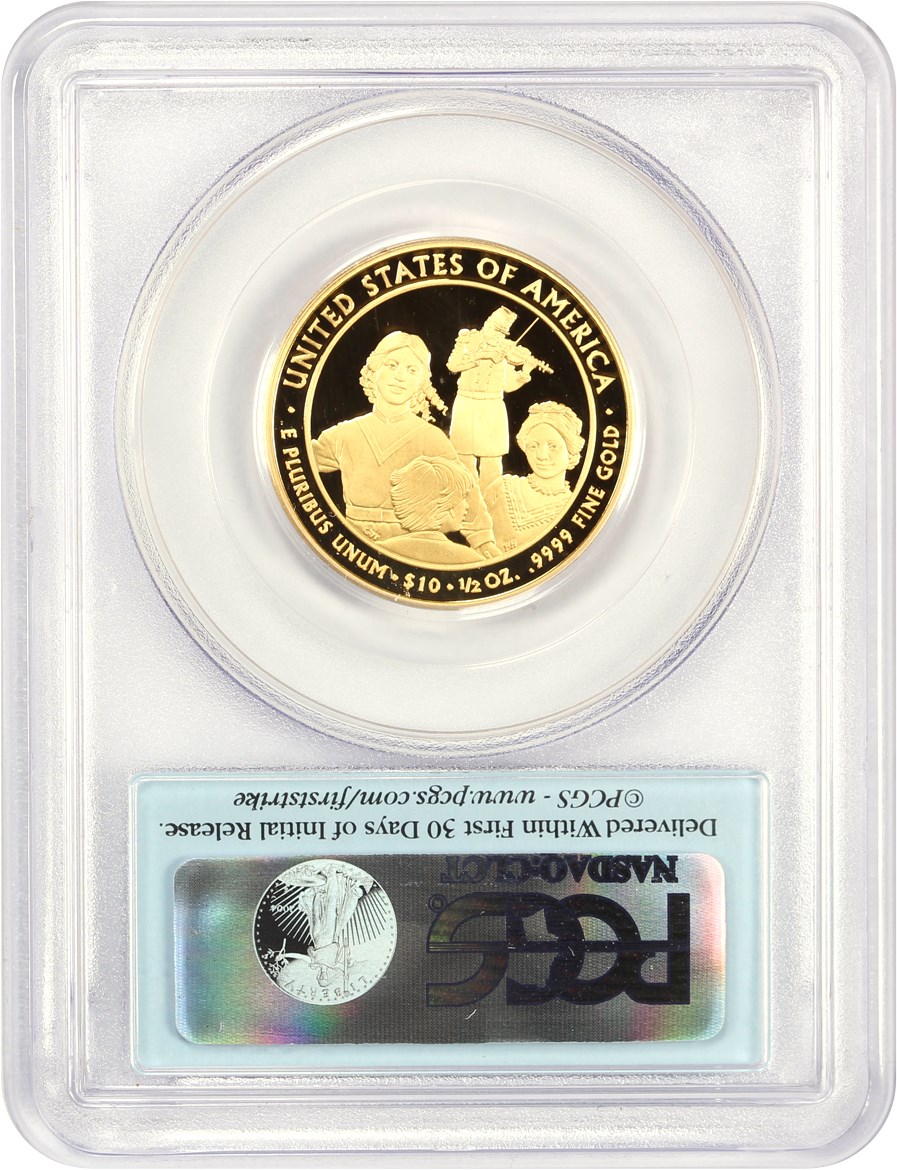 image for: 2011-W Eliza Johnson $10 PCGS Proof 69 DCAM (First Strike)