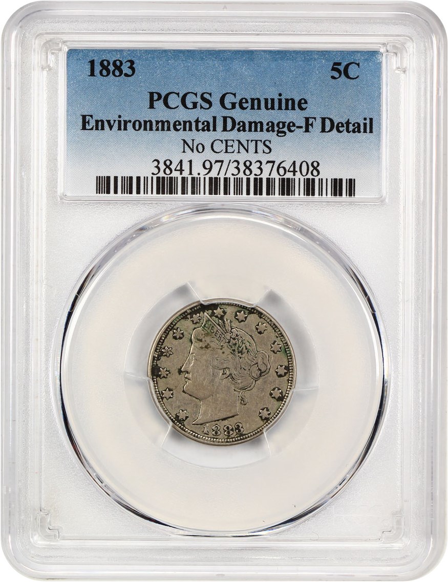 Liberty (V) Nickel 5c No Cents, 1883 [Type] VG10 thumbnail 5