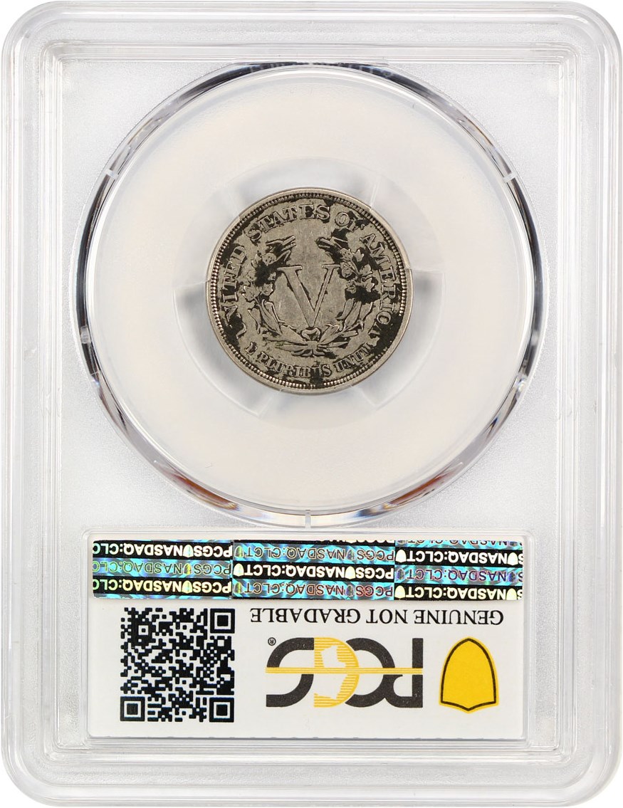 Liberty (V) Nickel 5c No Cents, 1883 [Type] VG10 thumbnail 6