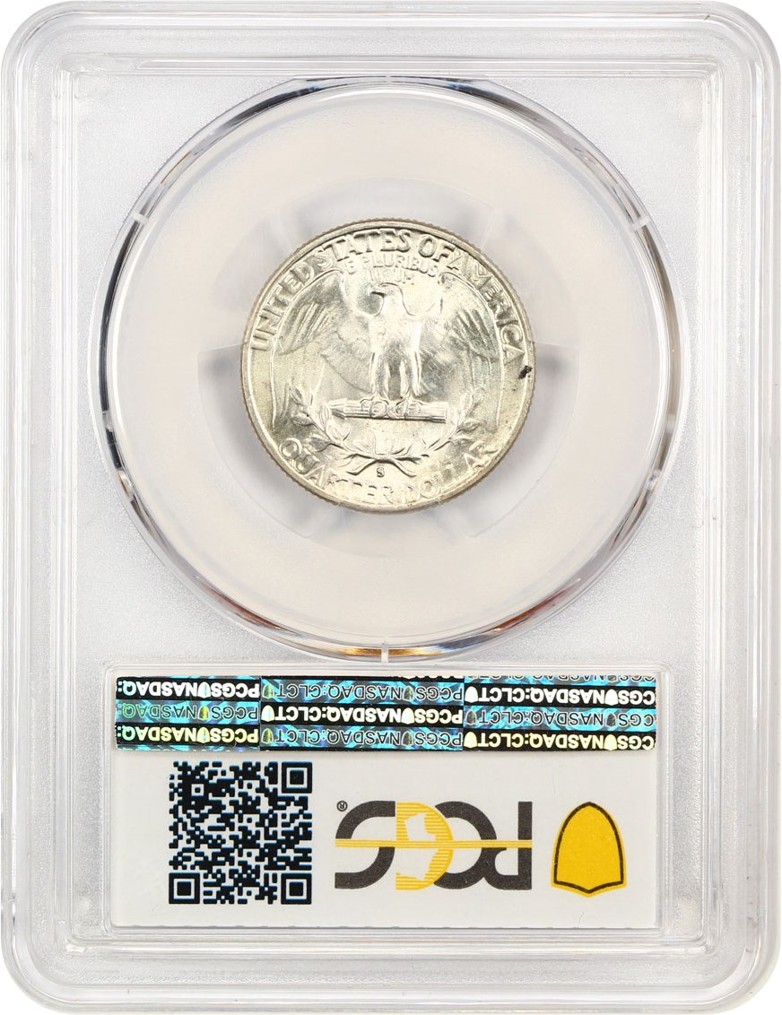1948-S 25c XF45 thumbnail 6